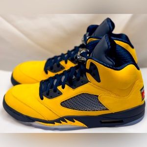 NIKE AIR JORDAN 5 RETRO SP ‘MICHIGAN’ - NEW: Size 13
